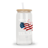 Merica Back To Back World War Champs Glass Tumbler | Artistshot