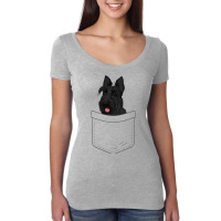 Funny Scottish Terrier Art Men Women Scottie Dog I Women's Triblend Scoop T-shirt | Artistshot