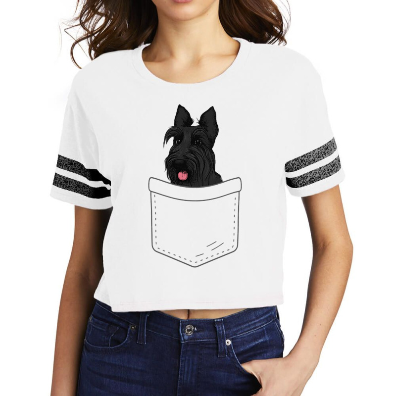 Funny Scottish Terrier Art Men Women Scottie Dog I Scorecard Crop Tee by GwendalyForsberg | Artistshot