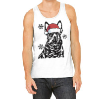 Funny Scottish Terrier Christmas Santa Hat Xmas Mo Tank Top | Artistshot