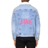 Speech Therapy Is My Jam 2 Unisex Sherpa-lined Denim Jacket | Artistshot