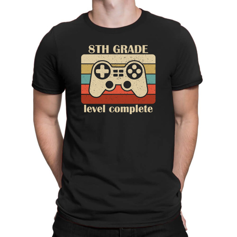 8th Grade Level Complete 3 T-shirt | Artistshot