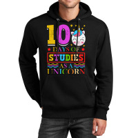 100 Days Of Studies As A Unicorn School Pony Schoo Unisex Hoodie | Artistshot