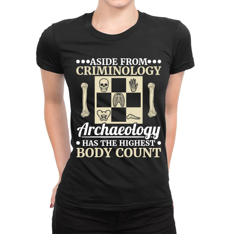 Artifact Archaeologist Fossil Hunter Archaeology 5 Ladies Fitted T-Shirt by ZaidenHendricks | Artistshot