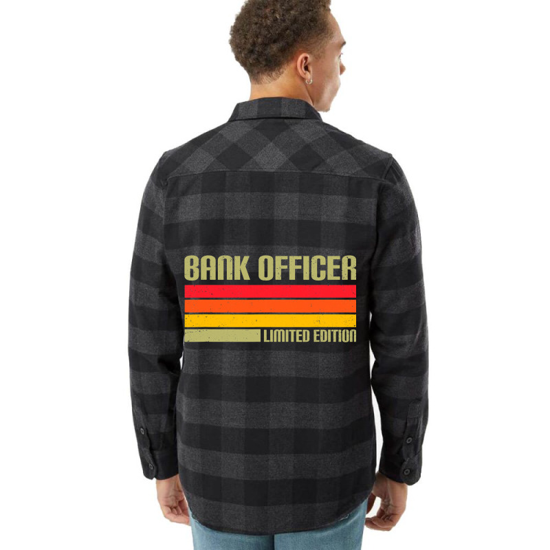 Bank Officer Limited Edition Banker Bank Clerk Fin Flannel Shirt by Onvibrant | Artistshot