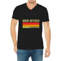 Bank Officer Limited Edition Banker Bank Clerk Fin V-neck Tee | Artistshot