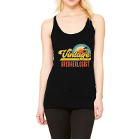 Archaeologist Vintage Sunset Profession Retro Job  Racerback Tank | Artistshot