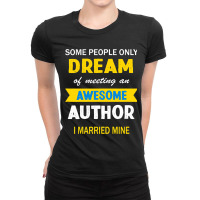 Awesome Author Husband Wife Married Writers Christ Ladies Fitted T-shirt | Artistshot