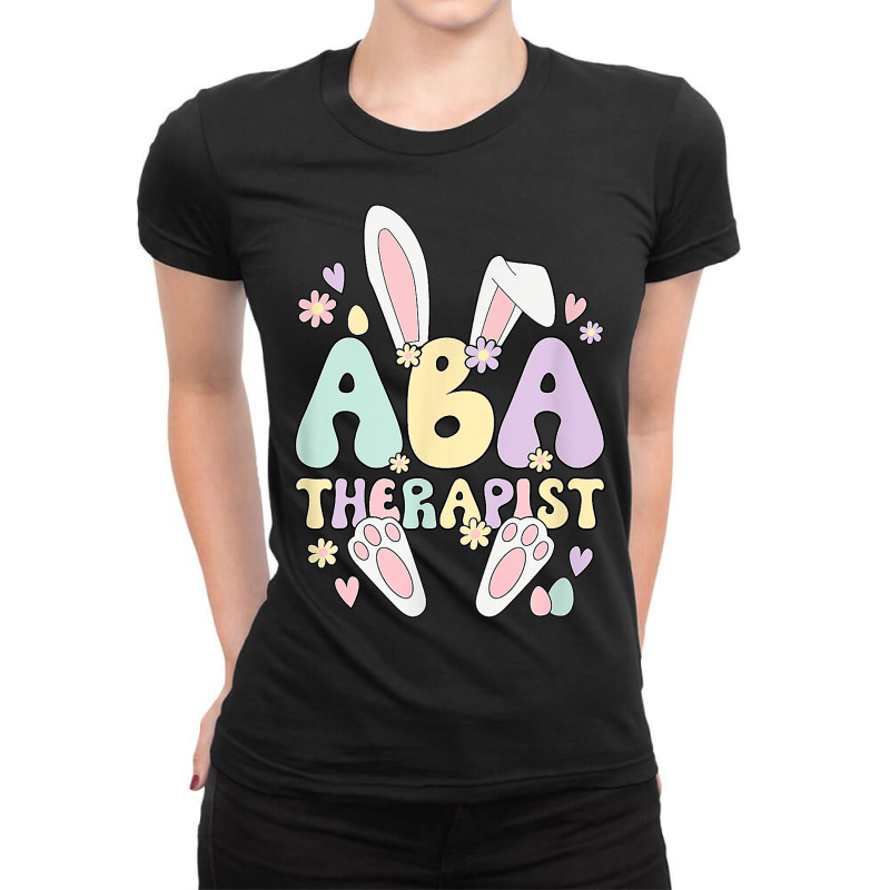 Applied Behavior Analysis Therapist Cute Easter Bu Ladies Fitted T-Shirt by LoralieDemars | Artistshot