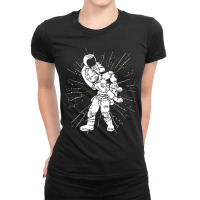 Astronaut Martial Arts Combat Sports For Jiujitsu  Ladies Fitted T-shirt | Artistshot