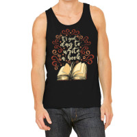 Author Novelist Writing Tank Top | Artistshot