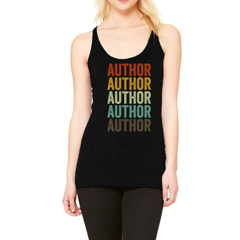 Author Retro Racerback Tank by JavionGranger | Artistshot