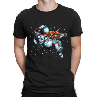 Astronaut Music Violin Player Cosmonaut Violin Ins T-shirt | Artistshot