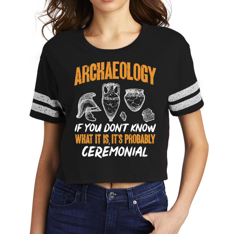 Archaeology Archaeologist 2 Scorecard Crop Tee by MICHAELPHILBECK | Artistshot