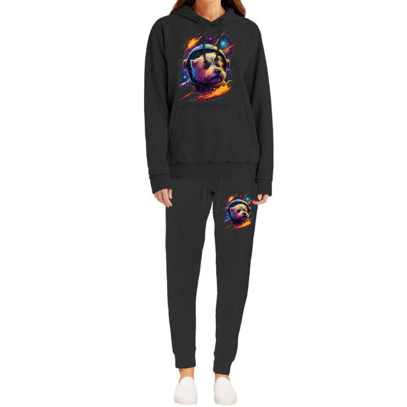 Astronaut Norfolk Terrier Dog Space Galaxy 1 Hoodie & Jogger set by MICHAELPHILBECK | Artistshot