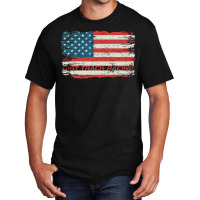 Dirt Track Racing American Flag Extreme Lover Basic T-shirt | Artistshot