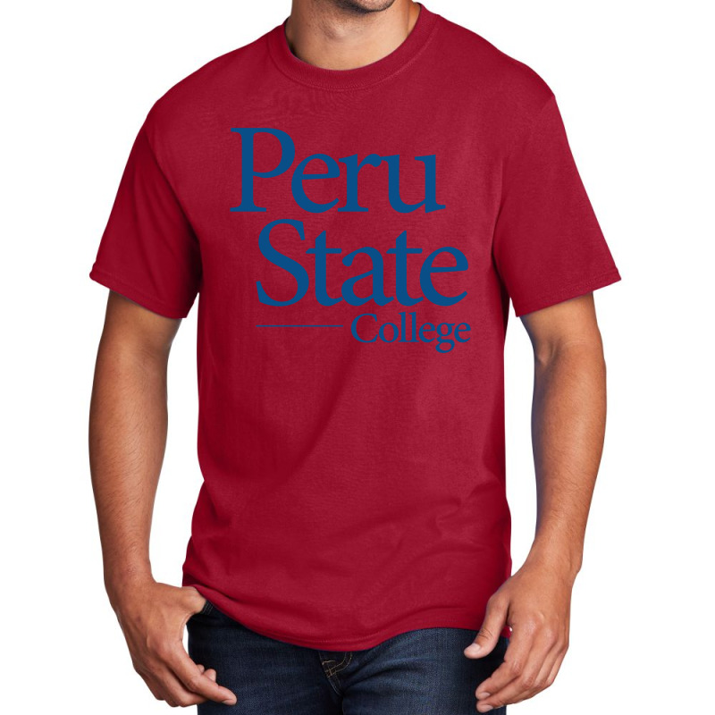 Peru State College Wordmark Basic T-shirt | Artistshot