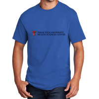 Texas Tech University Health Sciences Center Wordmark Basic T-shirt | Artistshot