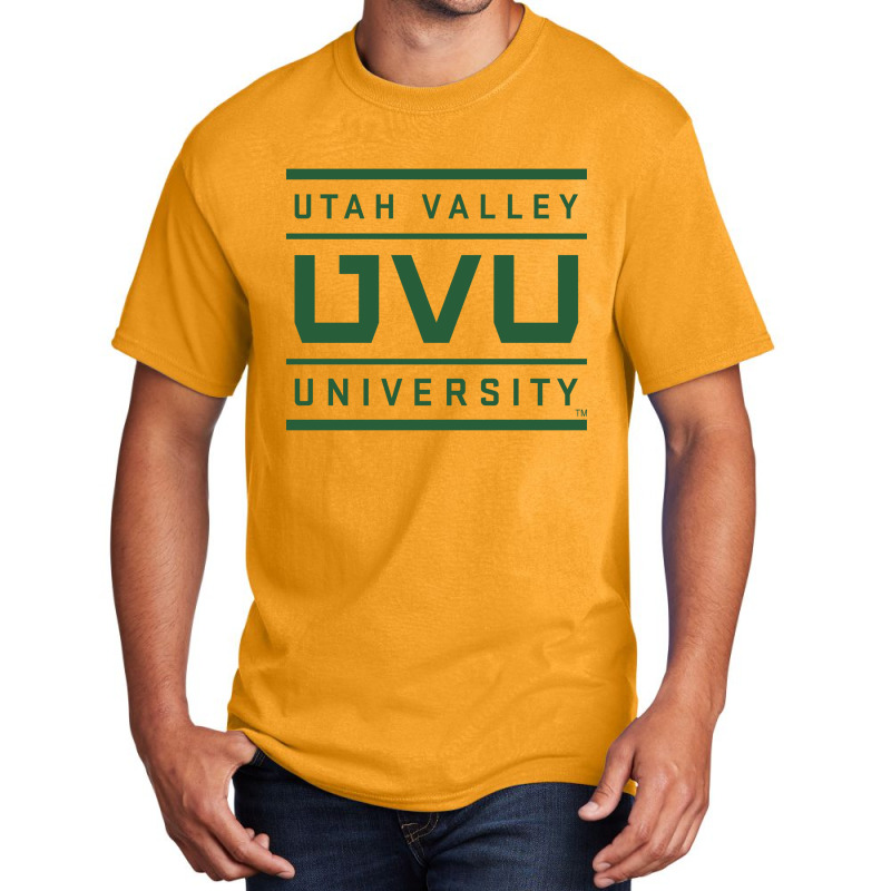 Uvu Institutional Square Mark 2016 Basic T-shirt | Artistshot