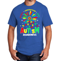 Autism Awareness T  Shirtautism Awareness Flower Gift T  Shirt Basic T-shirt | Artistshot