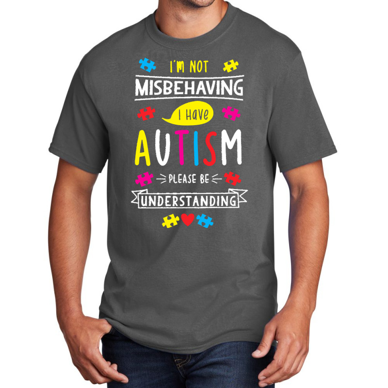 Autism T  Shirt Autism Awarenes Cute Basic T-shirt by abigayle98988 | Artistshot