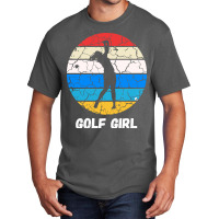 Retro Golf Sport T  Shirt Golf Girl T  Shirt Basic T-shirt | Artistshot