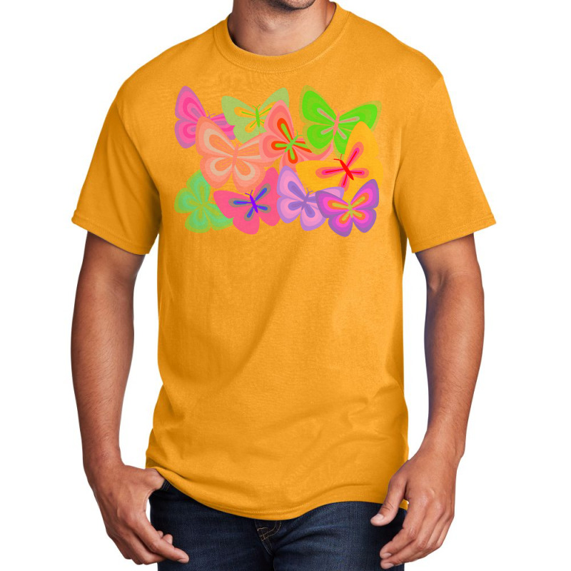 Butterflies T  Shirt Kaleidoscope Of Butterflies T  Shirt Basic T-shirt by fayabernathy149 | Artistshot