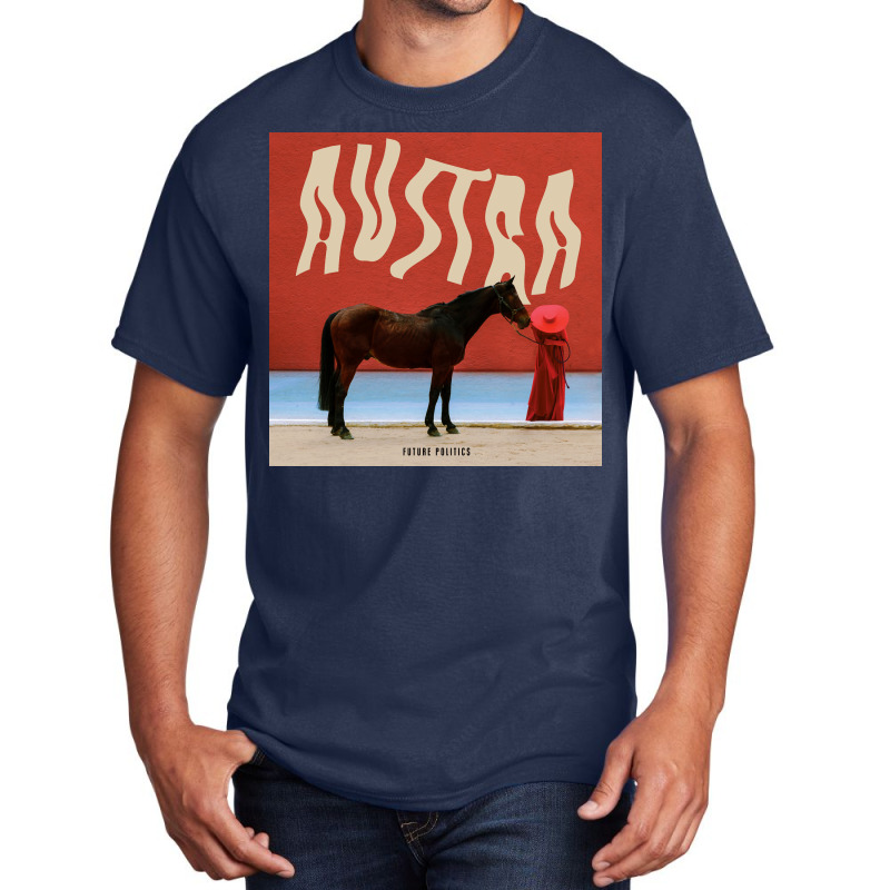 New Austra - Future Politics Basic T-shirt by denrayakonare | Artistshot