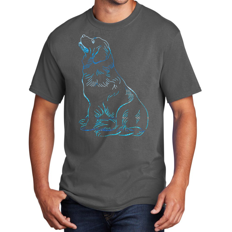 Dog Atwork T  Shirt Dog With Beautifull Color Gift Idea For Dog Lover Basic T-shirt | Artistshot