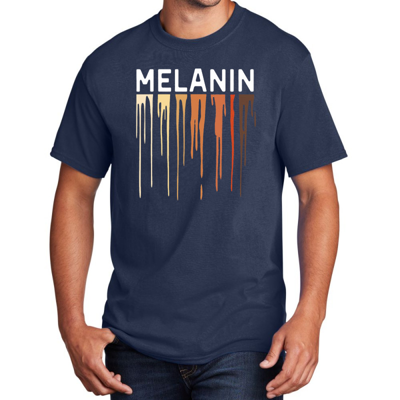 Drippin Melanin Basic T-shirt | Artistshot