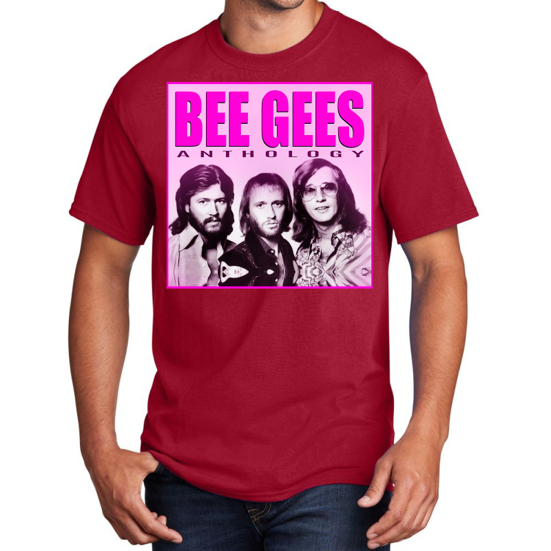 Bee Gees - Anthology Basic T-shirt by kangenband43 | Artistshot