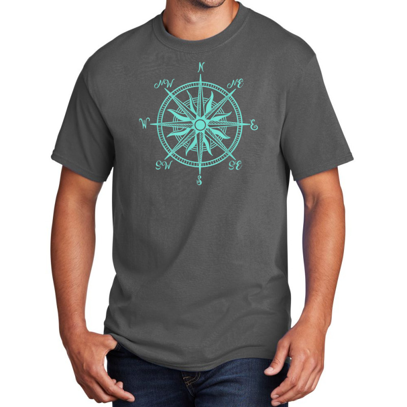 Compass Shirt Wandering Traveler Nomad Vacation Sailing Gift Basic T-shirt | Artistshot