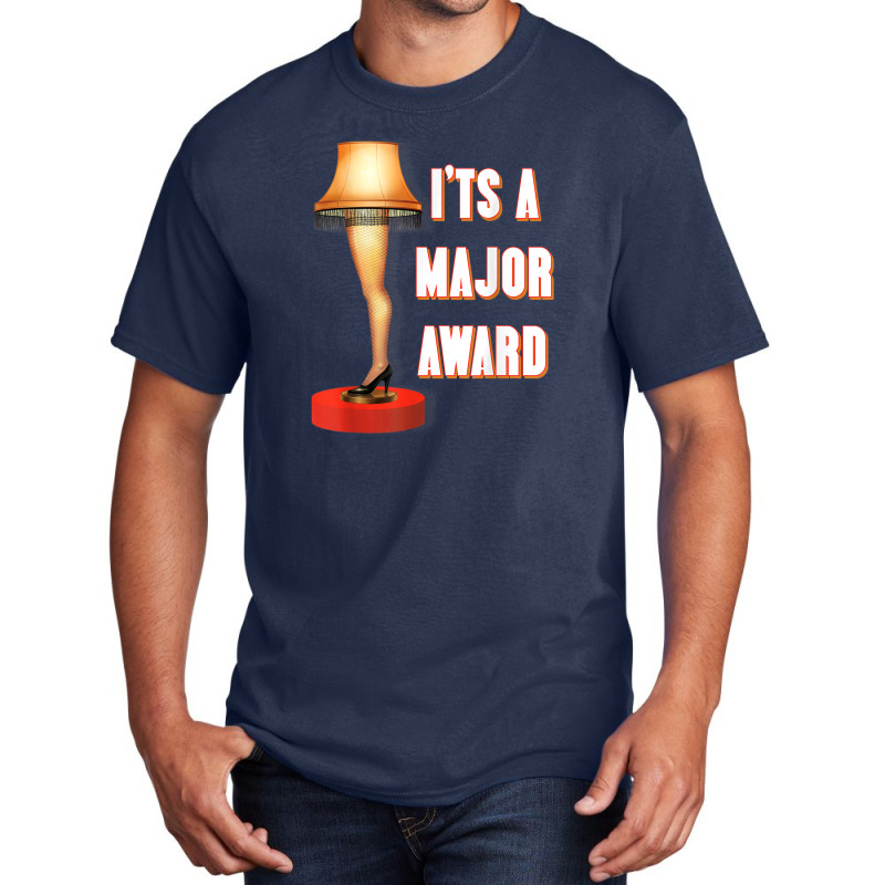 Its A Major Award Xmas Christmas Leg Lamp Basic T-shirt by Yuh2105 | Artistshot