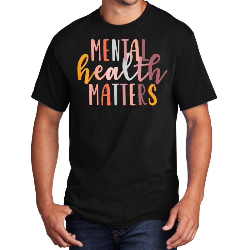 Mental Health Matters Human Brain Illness Awareness Basic T-shirt | Artistshot