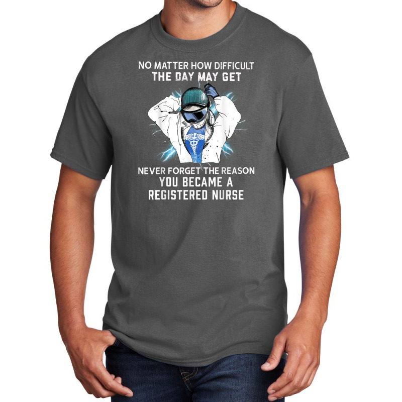 I Love Being A Registered Nurse Basic T-shirt | Artistshot