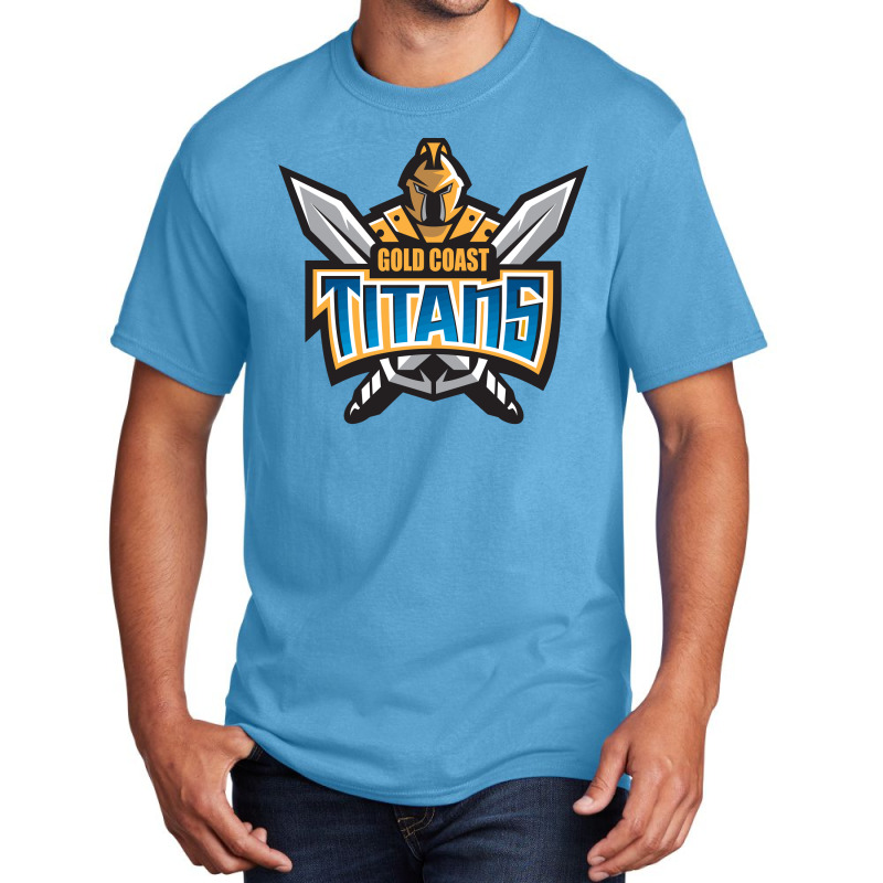 Gold Coast Titan Basic T-shirt by SomArt | Artistshot