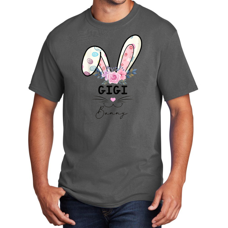 Gigi Bunny Easter Eggs Happy Easter Day Women Basic T-shirt | Artistshot