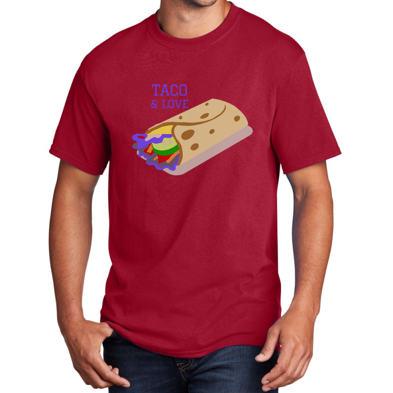 Taco Tuesday Love T  Shirt Tacos Cactus Taco Twosday Love 2 Birthday G Basic T-shirt | Artistshot