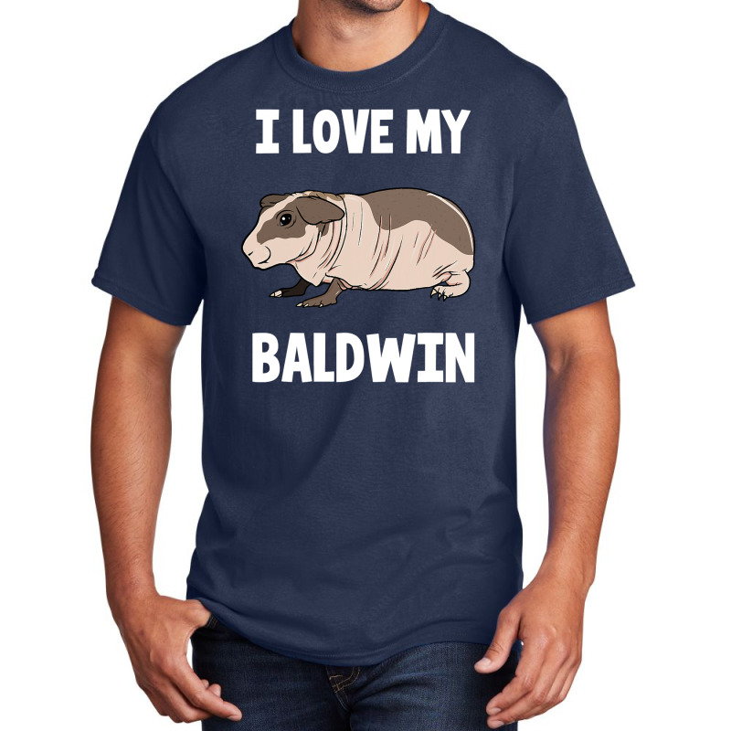 I Love My Baldwin Guinea Pig Basic T-shirt | Artistshot