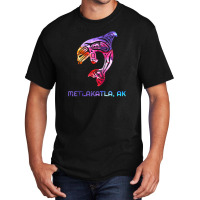 Metlakatla Alaska Native American Orca Killer Whale Raglan Baseball Te Basic T-shirt | Artistshot