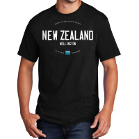 New Zealand Wellington Beach Waves Gift Tank Top Basic T-shirt | Artistshot