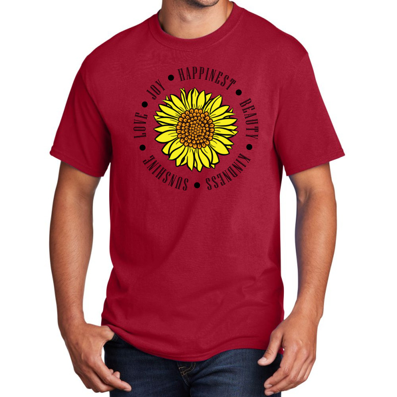 Sunflower Quotes Basic T-shirt | Artistshot