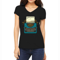 Author Write I Make Stuff Up Writing For Novelist  Women's V-neck T-shirt | Artistshot