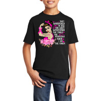 I'm The Storm Strong Women Breast Cancer Warrior Pink Ribbon T Shirt Basic Youth T-shirt | Artistshot