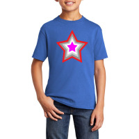 Lightning Star Red Star Orange Star Yellow Star Peach Star Teal Star Basic Youth T-shirt | Artistshot