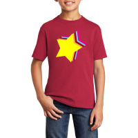 Lightning Star Red Star Orange Star Yellow Star Peach Star Teal Star Basic Youth T-shirt | Artistshot