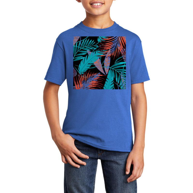 Jungle T  Shirt Jungle Paradise Botanical T  Shirt Basic Youth T-shirt by vhoeger208 | Artistshot