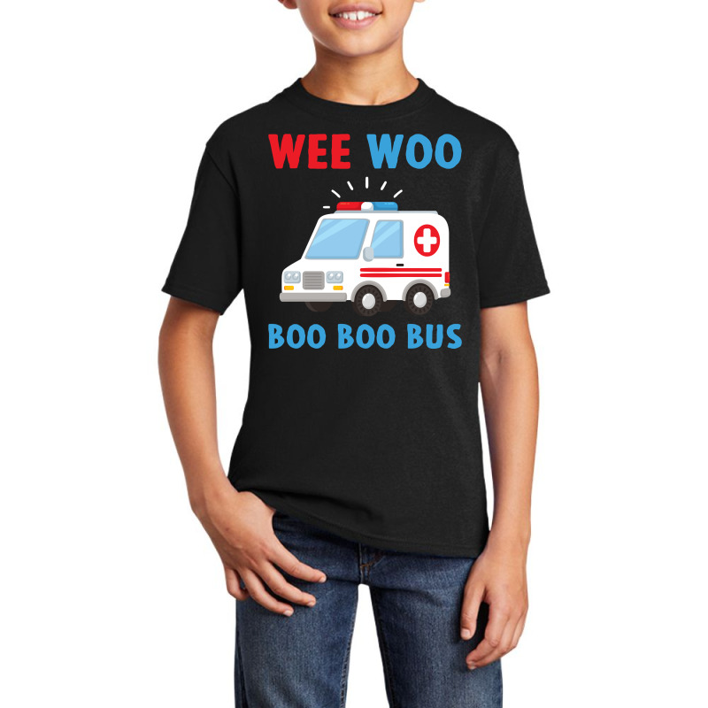 Wee Woo Boo Boo Bus Ambulance Ems Emt Paramedic Driver Gift Pullover H Basic Youth T-shirt | Artistshot