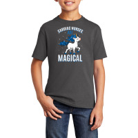 Cardiac Nurses Are Magical Unicorn Job Cardiology Profession Basic Youth T-shirt | Artistshot