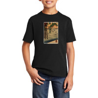 Two Bar Tailed Godwits By Ohara Koson 107088396 Basic Youth T-shirt | Artistshot